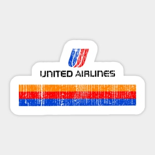 Repro Vintage United Airlines Sticker